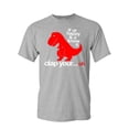 thumbnail image 1 of Tee Hunt If You're Happy and You Know It T-Shirt T-Rex Fail Funny Dino Mens Shirt, Gray, 4X-Large, 1 of 5