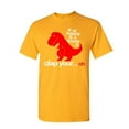 thumbnail image 1 of Tee Hunt If You're Happy and You Know It T-Shirt T-Rex Fail Funny Dino Mens Shirt, Yellow, XX-Large, 1 of 5