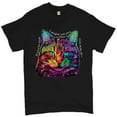 thumbnail image 1 of Tee Hunt If You're Nice I Might Let You Live with Me T-Shirt Andy Maxx Cat Men's Tee, Black, 3X-Large, 1 of 5