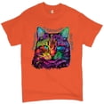 thumbnail image 1 of Tee Hunt If You're Nice I Might Let You Live with Me T-Shirt Andy Maxx Cat Men's Tee, Orange, Large, 1 of 5