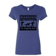 thumbnail image 1 of Tee Hunt If Zombies Are Chasing Us I'm Tripping You T-Shirt Zombie Apocalypse, Blue, Large, 1 of 5