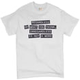 thumbnail image 1 of Tee Hunt Irregardless Is Not a Word T-shirt Grammar Police Funny Men's Tee, White, X-Large, 1 of 5