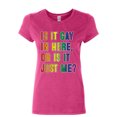 thumbnail image 1 of Tee Hunt Is It Gay in Here? Women's T-Shirt Funny Gay Stuff Gay Pride Shirt, Pink, Large, 1 of 4