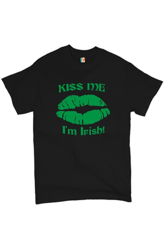Kiss Me I'm Irish! T-shirt Funny St. Patrick's Day Shenanigans Men's Tee