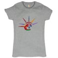 thumbnail image 1 of Tee Hunt Lady Liberty T-Shirt Patriotic New York Statue of Liberty July 4th Women's T-Shirt Tee, Gray, Medium, 1 of 5