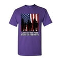 thumbnail image 1 of Tee Hunt Land of The Free Surfing T-Shirt Home of The Wave Beach Shirt, Purple, XX-Large, 1 of 5