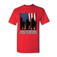 thumbnail image 1 of Tee Hunt Land of The Free Surfing T-Shirt Home of The Wave Beach Shirt, Red, Small, 1 of 5