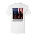 thumbnail image 1 of Tee Hunt Land of The Free Surfing T-Shirt Home of The Wave Beach Shirt, White, XX-Large, 1 of 5