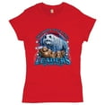 thumbnail image 1 of Tee Hunt Leaders of The Pack T-Shirt Mount Rushmore 4th of July Freedom Women's T-Shirt Tee, Red, Small, 1 of 5