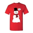 thumbnail image 1 of Tee Hunt Let It Snow T-Shirt Funny Snowman Christmas Xmas Cotton Tee, 1 of 5