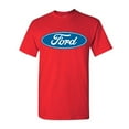thumbnail image 1 of Tee Hunt Licensed Ford Logo T-Shirt FoMoCo Truck Mustang Performance Men's Novelty Shirt, Red, Large, 1 of 5