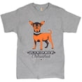 thumbnail image 1 of Tee Hunt Life is Better With My Chihuahua T-shirt Toy Dog Lover Cute Pet Men's Tee, Gray, X-Large, 1 of 5