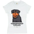 thumbnail image 1 of Tee Hunt Life is Better With My Rottweiler T-Shirt Rottie Pet Dog Lover Women's T-Shirt Tee, White, X-Large, 1 of 5