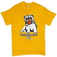 thumbnail image 1 of Tee Hunt Life is Better with My Pug T-Shirt Cute Pet Adorable Dog Breed Men's Tee, Yellow, 3X-Large, 1 of 5
