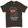 thumbnail image 1 of Tee Hunt Life is Better with My Rottweiler T-Shirt Rottie Pet Dog Lover Men's Tee, Brown, Small, 1 of 5