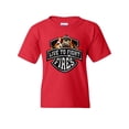 thumbnail image 1 of Tee Hunt Live to Fight Fires Youth T-Shirt Firefighter Volunteer FD Kids Tee, Red, Small, 1 of 5