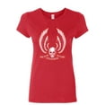 thumbnail image 1 of Tee Hunt Live to Ride Old School Women's T-Shirt Biker Route 66 Ride to Live MC Shirt, Red, X-Large, 1 of 4