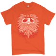 thumbnail image 1 of Tee Hunt Live to Ride T-shirt Custom Motorcycles MC Biker Gang Rider Eagle Men's Tee, Orange, 3X-Large, 1 of 5