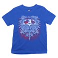 thumbnail image 1 of Tee Hunt Live to Ride Youth T-Shirt Custom Motorcycles Eagle Kids, Blue, X-Large, 1 of 5