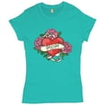 thumbnail image 1 of Tee Hunt Love Mom T-Shirt Motherhood Mother's Day I Love My Mommy Women's T-Shirt Tee, Light Blue, X-Large, 1 of 5