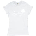thumbnail image 1 of Tee Hunt Lucky Shamrock T-Shirt St. Patrick's Day Funny Holiday Women's T-Shirt Tee, White, 3X-Large, 1 of 5