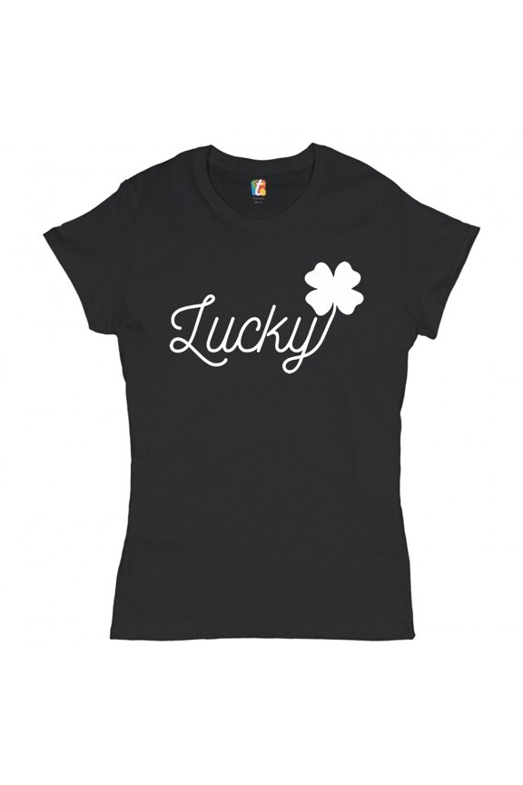 Lucky Shamrock T-Shirt St. Patrick's Day Funny Holiday Women's T-Shirt Tee