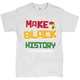 thumbnail image 1 of Tee Hunt Make History T-Shirt Human Rights Activism Equality Freedom Men's Tee, Ash Gray, 5X-Large, 1 of 5