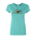 thumbnail image 1 of Tee Hunt Make it My Mustang Women's T-Shirt Honeycomb American Classic Fire Horse Shirt, Light Blue, 3X-Large, 1 of 5