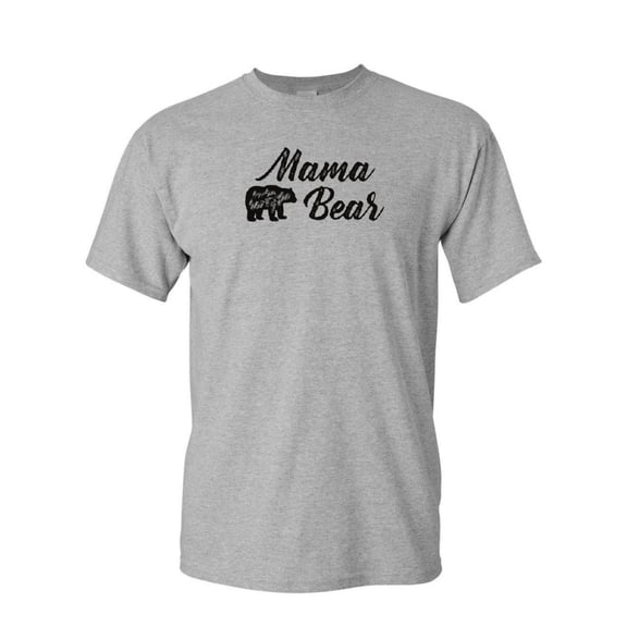 Tee Hunt Mama Bear T-Shirt Mom Mother's Day Family Cute Camping Tourism Mens Shirt