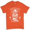 thumbnail image 1 of Tee Hunt Marilyn Monroe Outlaw Forever T-Shirt Biker Live to Ride Motorcycle Men's Tee, Orange, X-Large, 1 of 5