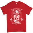 thumbnail image 1 of Tee Hunt Marilyn Monroe Outlaw Forever T-Shirt Biker Live to Ride Motorcycle Men's Tee, Red, Large, 1 of 5
