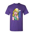 thumbnail image 1 of Tee Hunt Me Sarcastic Never T-Shirt Funny Vintage Comic Pop Art Sarcasm Mens Shirt, Purple, 5X-Large, 1 of 4