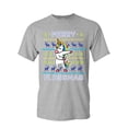 thumbnail image 1 of Tee Hunt Merry Flossmas Flossing Unicorn T-Shirt Christmas Ugly Sweater Mens Shirt, Gray, XX-Large, 1 of 4