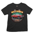 thumbnail image 1 of Tee Hunt Mo-Power Fo Sure! Youth T-Shirt American Muscle Car Racing Route 66 Kids, 1 of 5