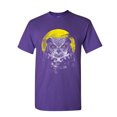 thumbnail image 1 of Tee Hunt Night Owl T-Shirt Bird Nature Wildlife Wilderness Wisdom Moon Mens Shirt, Purple, 5X-Large, 1 of 5