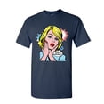 thumbnail image 1 of Tee Hunt OMG! Srsly? Funny T-Shirt Vintage Style Comic Sarcastic Pop Art Mens Shirt, Navy Blue, 3X-Large, 1 of 4