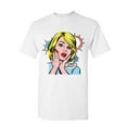 thumbnail image 1 of Tee Hunt OMG! Srsly? Funny T-Shirt Vintage Style Comic Sarcastic Pop Art Mens Shirt, White, X-Large, 1 of 4