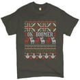 thumbnail image 1 of Tee Hunt Ok Boomer T-shirt Christmas Ugly Sweater Funny Gen Z Millenials Men's Tee, Charcoal, XX-Large, 1 of 5