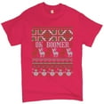 thumbnail image 1 of Tee Hunt Ok Boomer T-shirt Christmas Ugly Sweater Funny Gen Z Millenials Men's Tee, Hot Pink, Medium, 1 of 5