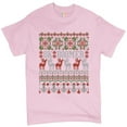 thumbnail image 1 of Tee Hunt Ok Boomer T-shirt Christmas Ugly Sweater Funny Gen Z Millenials Men's Tee, Light Pink, Small, 1 of 5