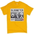 thumbnail image 1 of Tee Hunt Oldometer 29-30 T-Shirt Funny Odometer Men's Tee, Yellow, XX-Large, 1 of 5
