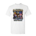 thumbnail image 1 of Tee Hunt One Life One Country One Bike T-Shirt Motorcycle Club Bald Eagle Mens Shirt, White, 4X-Large, 1 of 4