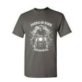 thumbnail image 1 of Tee Hunt Original American Rider T-Shirt Skull Face Route 66 Biker MC Mens Shirt, Charcoal, 3X-Large, 1 of 5