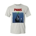 thumbnail image 1 of Tee Hunt PAWS Funny Parody T-Shirt Dog Lovers Pet Best Friend Mens Shirt, Ash Gray, Large, 1 of 5