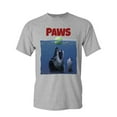 thumbnail image 1 of Tee Hunt PAWS Funny Parody T-Shirt Dog Lovers Pet Best Friend Mens Shirt, Gray, X-Large, 1 of 5