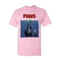 thumbnail image 1 of Tee Hunt PAWS Funny Parody T-Shirt Dog Lovers Pet Best Friend Mens Shirt, Light Pink, 3X-Large, 1 of 5