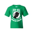 thumbnail image 1 of Tee Hunt POW MIA You are Not Forgotten Kid's T-Shirt Veteran's Day Patriot Boys Girls Tee, Green, Large, 1 of 5