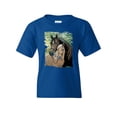 thumbnail image 1 of Tee Hunt Pair of Horses Youth T-Shirt Mustangs Horseback Riding Pony Stallion Kids Tee, Blue, Small, 1 of 5