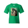 thumbnail image 1 of Tee Hunt Pair of Horses Youth T-Shirt Mustangs Horseback Riding Pony Stallion Kids Tee, Green, Large, 1 of 5