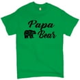 thumbnail image 1 of Tee Hunt Papa Bear T-Shirt for Dad Father's Day Protector of The Family Mens Shirt, Green, X-Large, 1 of 5